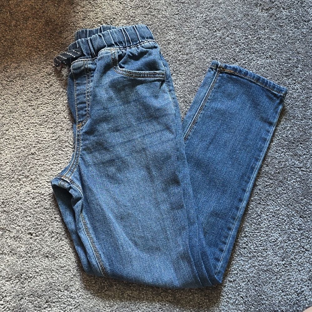Size 10 Pull-On Jeans Kids Easy-On-Off